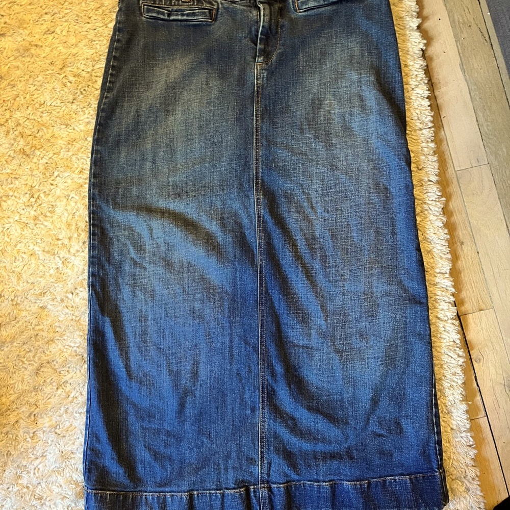 Old Navy denim maxi skirt